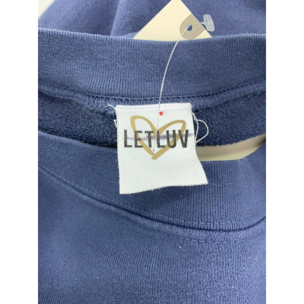 Anthropologie Yale XS Blue Crew Neck  Pullover - Picture 9 of 10
